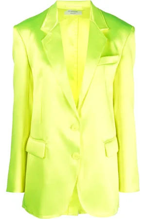 Sportmax Blazer con botones y efecto brillante