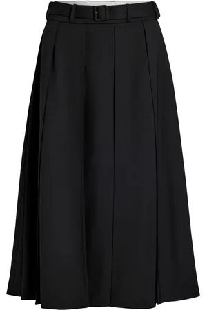 Patou Falda midi con diseño plisado