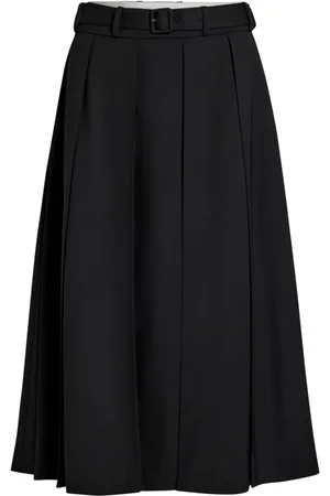 Patou Falda midi con diseño plisado