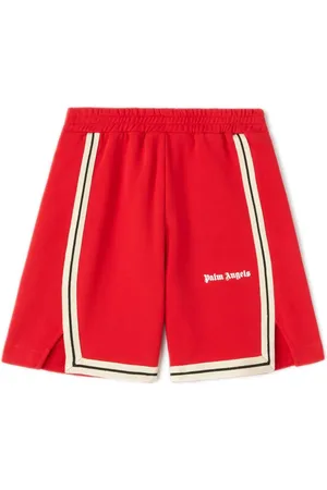 Palm Angels Shorts deportivos con ribete de rayas