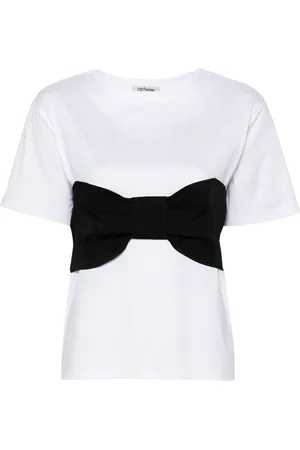 Parlor Playera con moño oversize