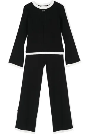 Twin-Set Set de pantalones tejidos de canalé