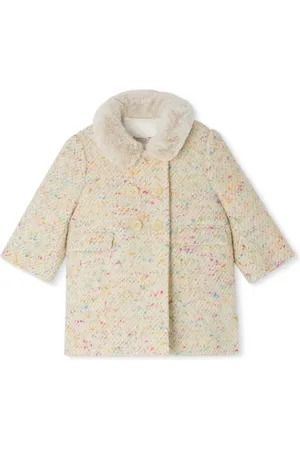 BONPOINT Abrigo con cuello texturizado
