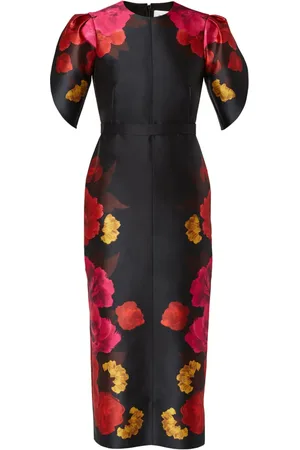 Erdem Vestido midi con estampado floral