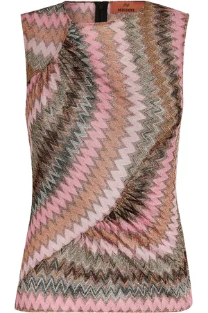 Missoni Camiseta tejida en zigzag