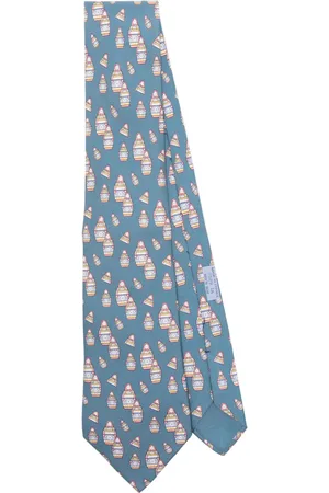 Hermès Corbata estampada 2000