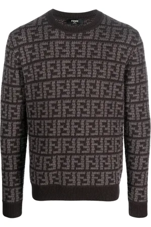 Fendi Suéter de cachemira con motivo FF