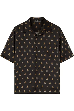 Palm Angels Camisa con motivo Bear Monogram