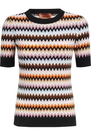 Missoni Bufanda tejida en zigzag