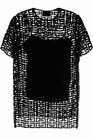 Givenchy Top de encaje guipur 4G