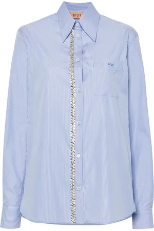 Nº21 Camisa con rayas estampadas