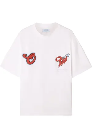 OFF-WHITE Playera con estampado gráfico