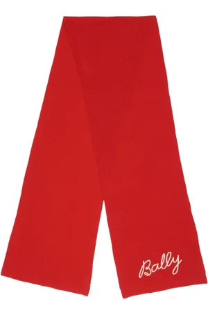 Bally Bufanda con logo en intarsia