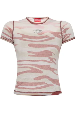 Diesel Playera con estampado militar