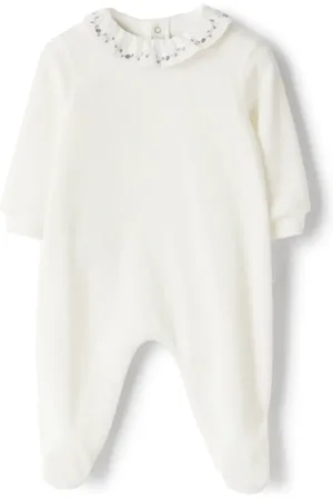 Il gufo Body con cuello bordado