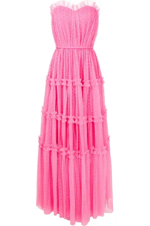 Lethicia Bronstein Vestido estilo bustier con motivo de lunares