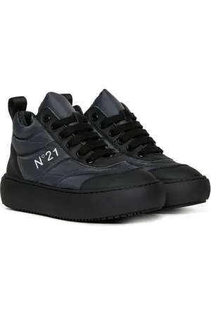 Nº21 Tenis altos con logo estampado