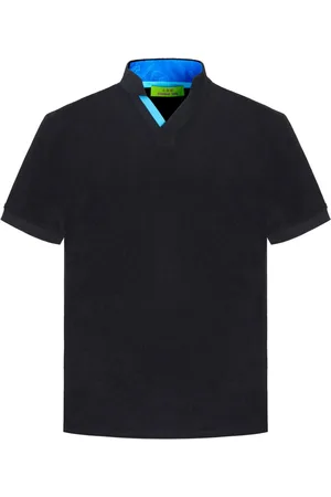 SHANGHAI TANG Playera tipo polo con cuello alzado