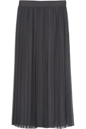 ELEVENTY Falda midi con diseño plisado