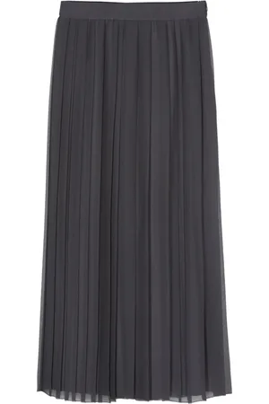ELEVENTY Falda midi con diseño plisado