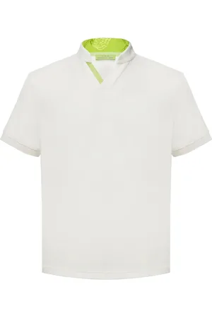 SHANGHAI TANG Playera tipo polo con cuello alzado