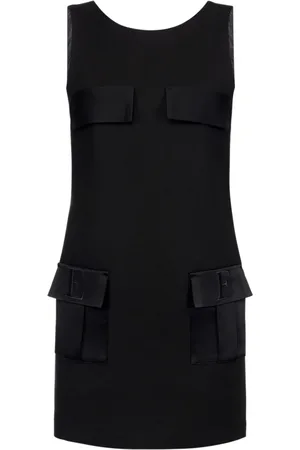 Elisabetta Franchi Vestido corto con detalle de bolsillo