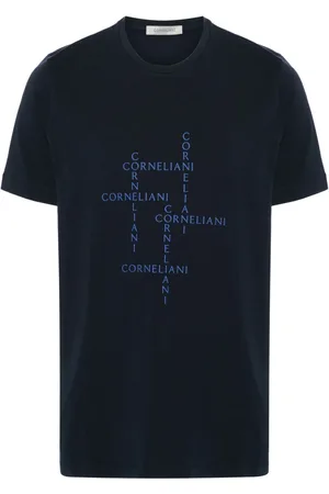 corneliani Playera stretch con cuello redondo