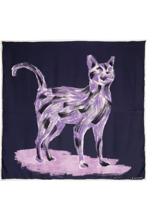 Lanvin Mascada con logo estampado