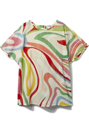 PUCCI Junior Playera con estampado Marmo