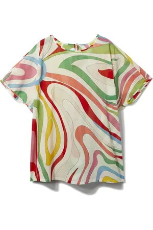 PUCCI Junior Playera con estampado Marmo