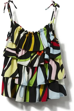 PUCCI Junior Top con estampado Marmo