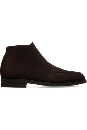 Bally Botas de gamuza con agujetas