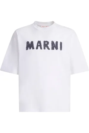 Marni Playera con logo estampado