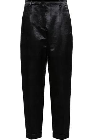 Giorgio Armani Pantalones con estampado pied de poule