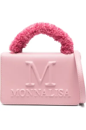 MONNALISA Bolsa de hombro con logo en relieve