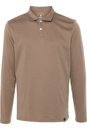 Boggi Milano Playera tipo polo de tejido jersey