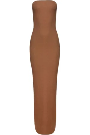 ÉTERNE Vestido largo con diseño tubo