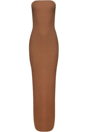 ÉTERNE Vestido largo con diseño tubo