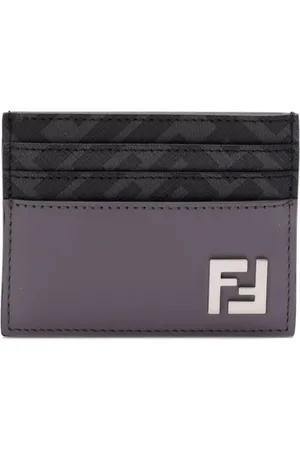 Fendi Tarjetero con placa del logo FF