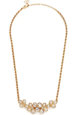 Dior Collar con detalle floral y de strass