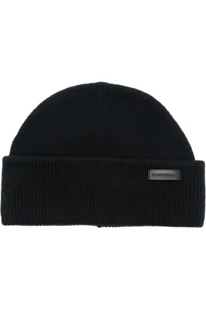 Emporio Armani Gorro con etiqueta del logo