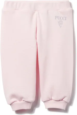 PUCCI Junior Pants con logo estampado