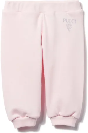 PUCCI Junior Pants con logo estampado