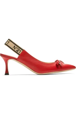 Nº21 Zapatillas con tira trasera y tacón de 60mm