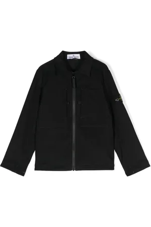 Stone Island Sobrecamisa con distintivo Compass