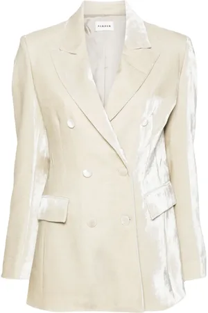 P.A.R.O.S.H. Blazer de terciopelo con doble botonadura