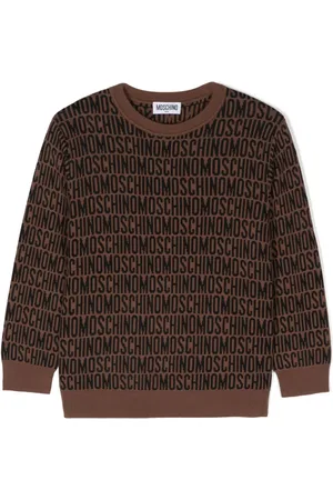 Moschino Suéter con logo en jacquard