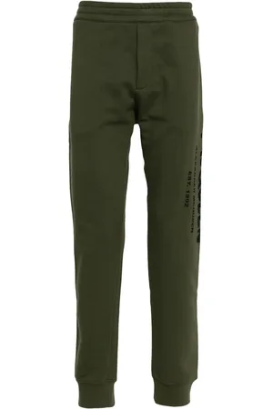Alexander McQueen Pants con logo estampado
