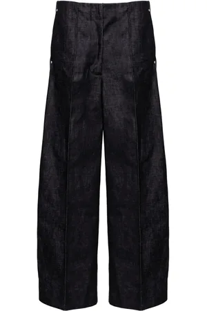 Peter Do Jeans anchos con costuras en relieve