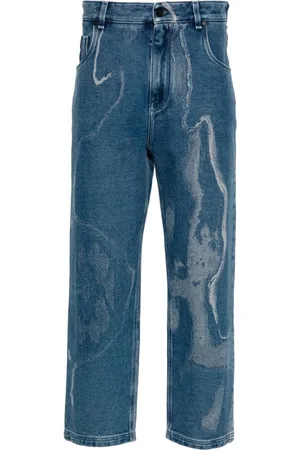Fendi Jeans con motivo en jacquard